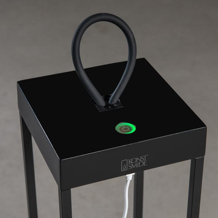 Lanterna Ravello USB Svart Dimbar