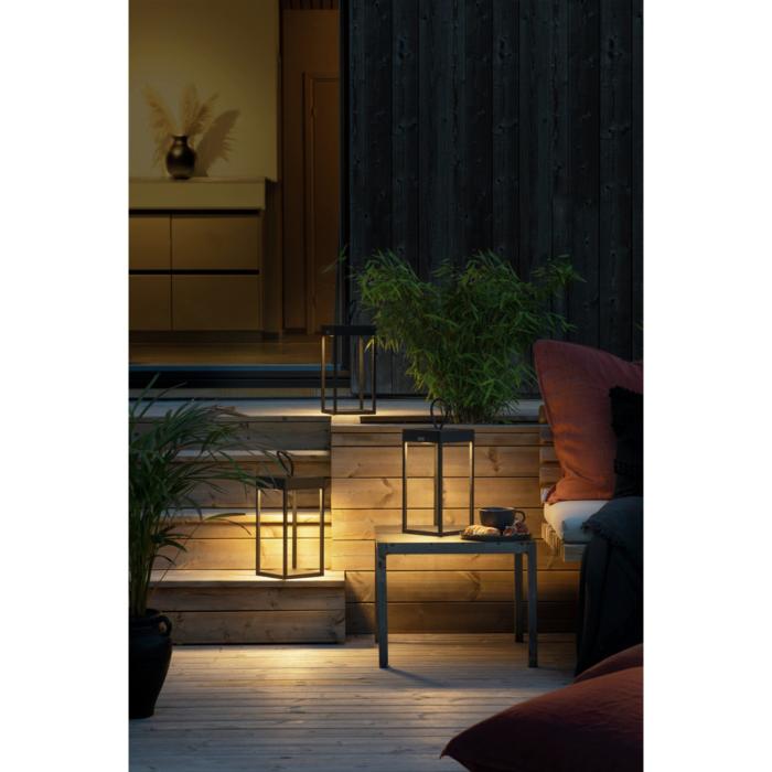 Lanterna Ravello USB Svart Dimbar