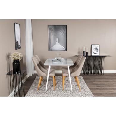Rectangular Dining Set Polar, Leone