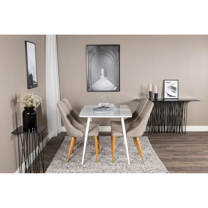Rectangular Dining Set Polar, Leone