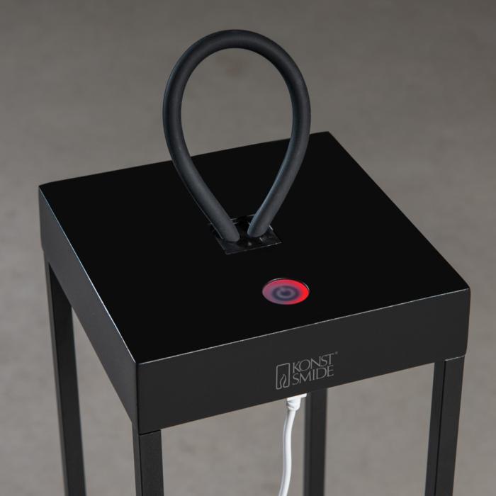 Lanterna Ravello USB Svart Dimbar
