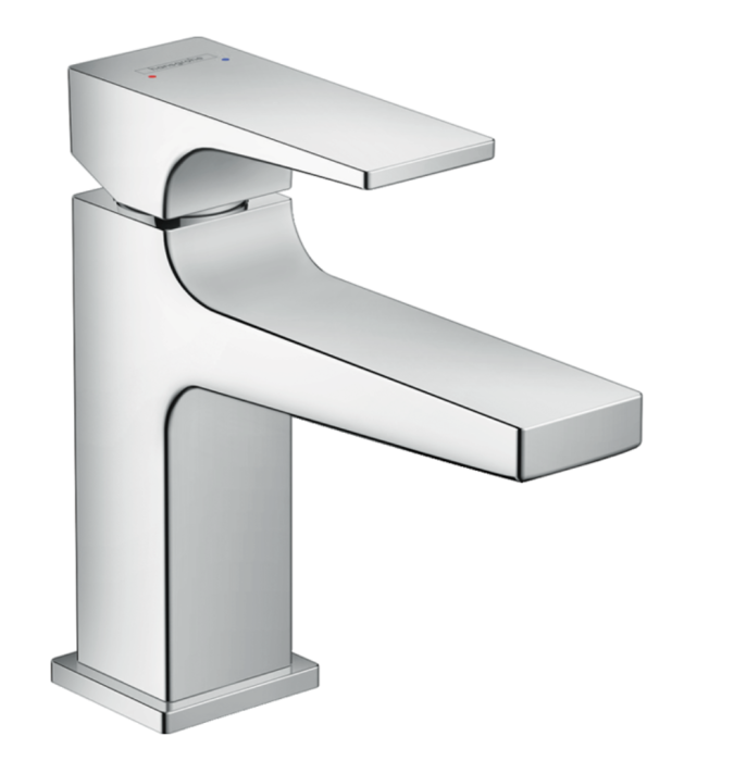 Metropol 1-grepps tvättställsblandare 100 med push-open ventil