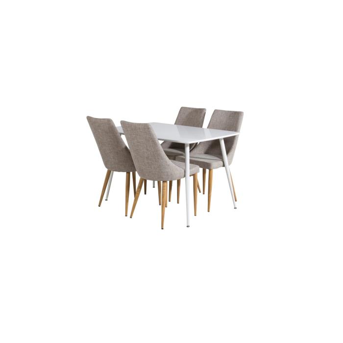 Rectangular Dining Set Polar, Leone