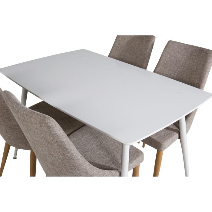 Rectangular Dining Set Polar, Leone