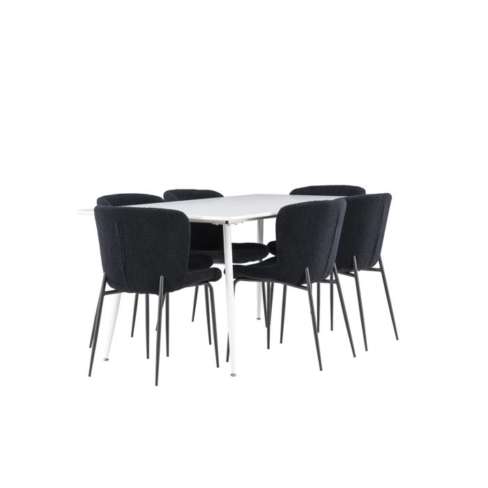 Rektangulär matgrupp Silar, Modesto