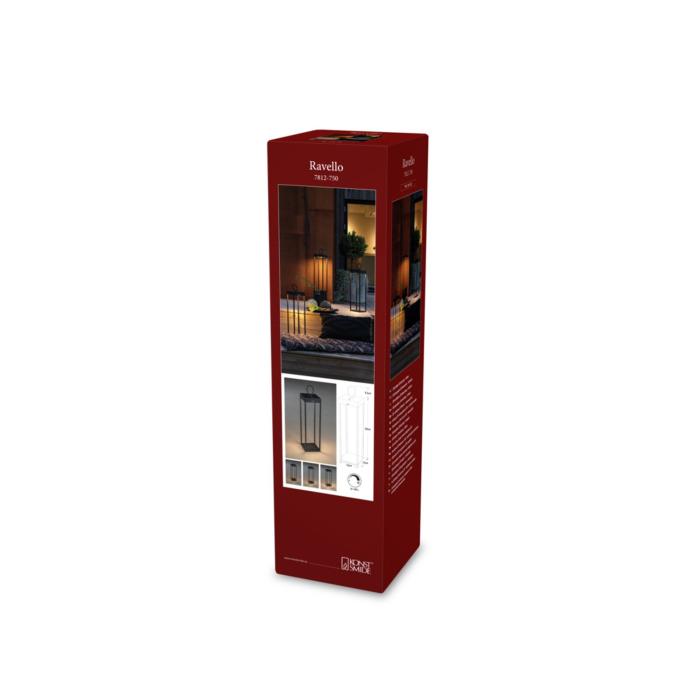 Lanterna Ravello USB Svart Dimbar