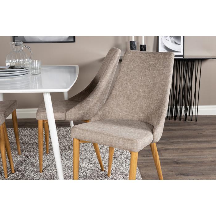 Rectangular Dining Set Polar, Leone