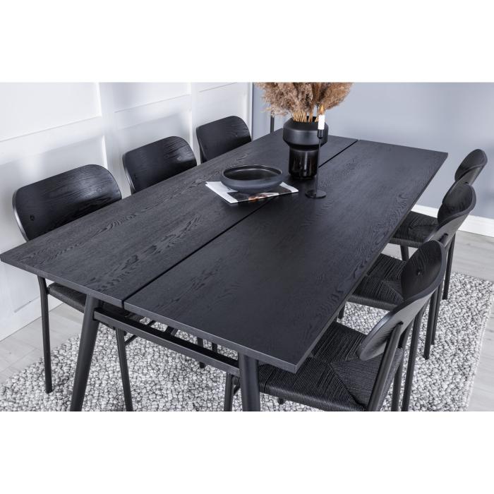Rektangulär matgrupp Sleek, Polly