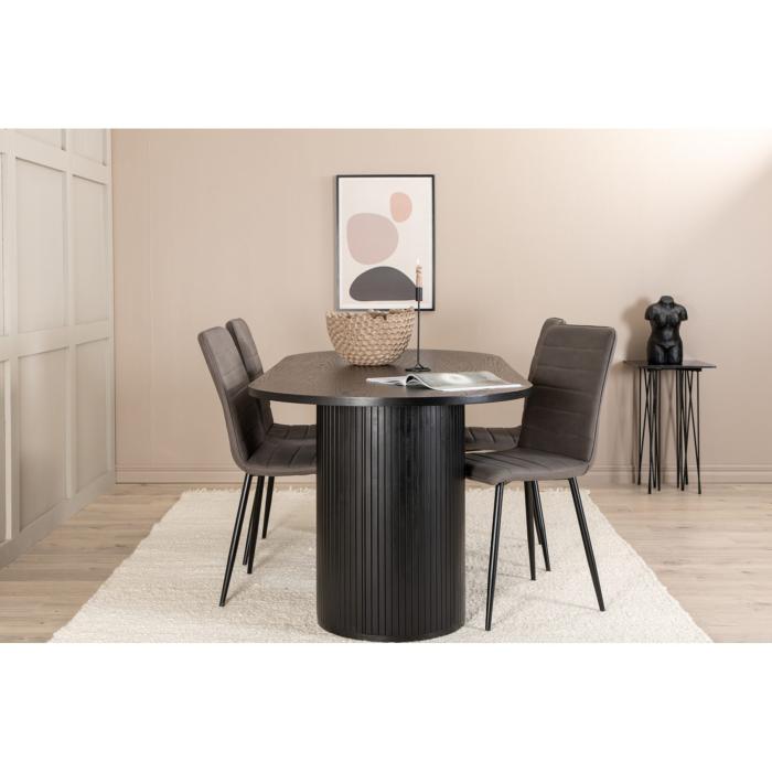 Oval Dining Set Bianca, Windu