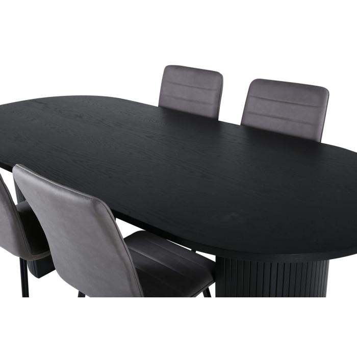 Oval Dining Set Bianca, Windu