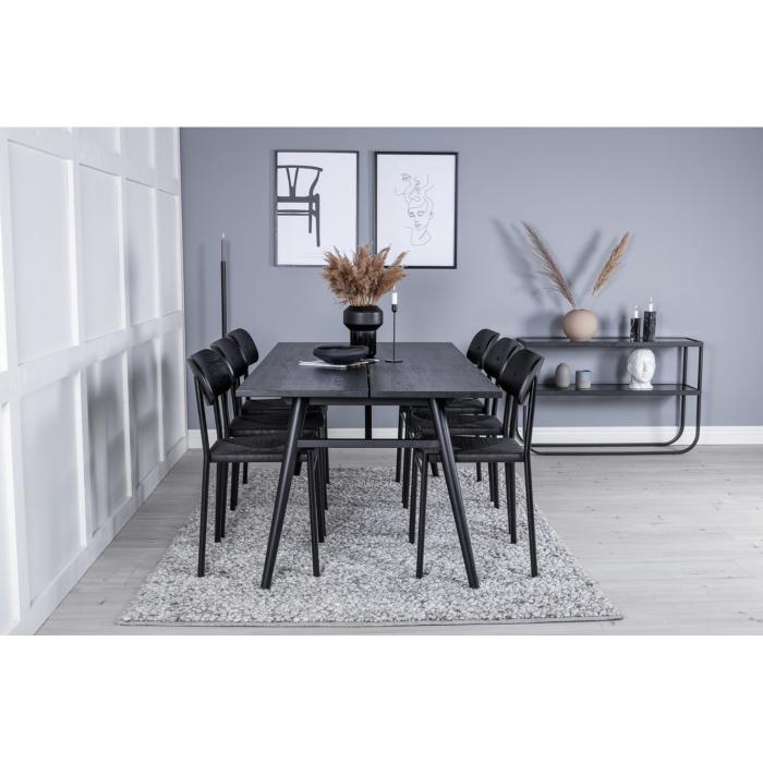Rektangulär matgrupp Sleek, Polly