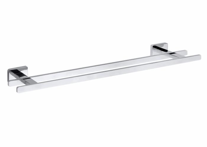 Handduksstång Angle 55cm Dubbel Krom