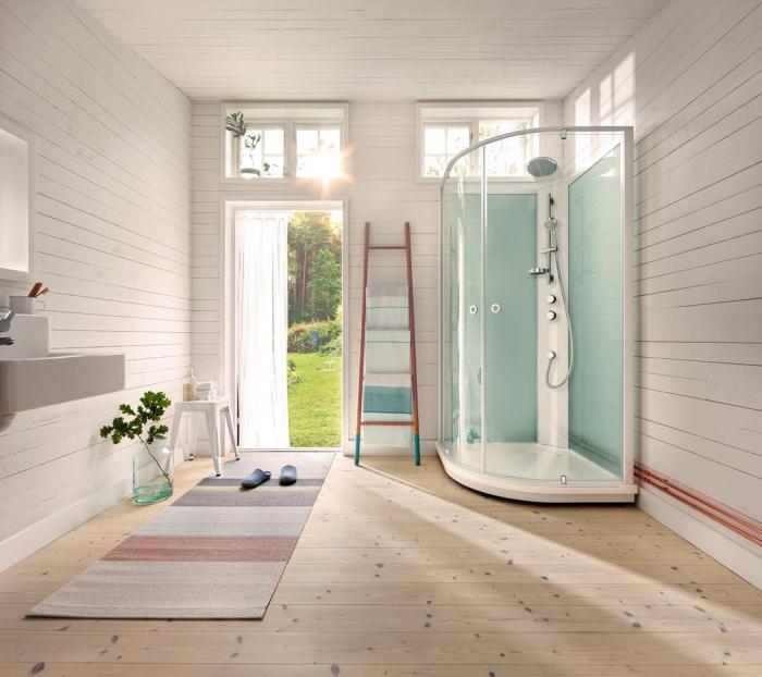 Duschkabin BRIC 4 med Pivotdörr