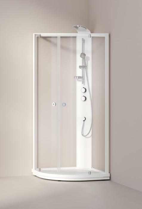 Duschkabin BRIC 4 med Pivotdörr