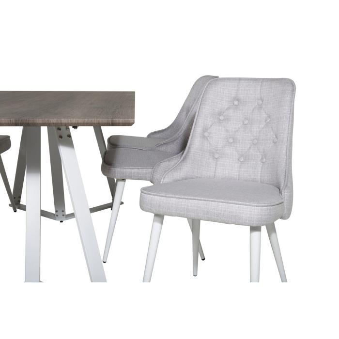 Rektangulär matgrupp Marina, Velvet Deluxe