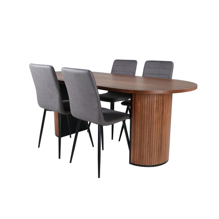 Oval Dining Set Bianca, Windu