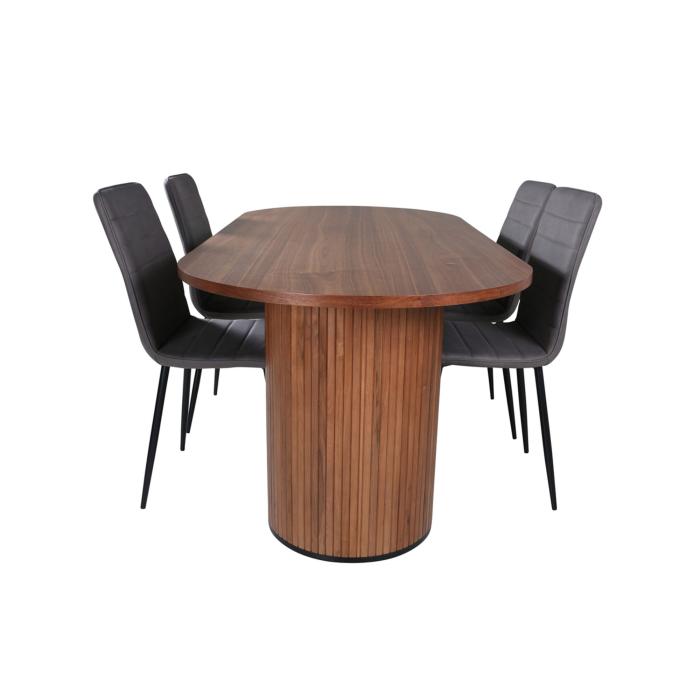Oval Dining Set Bianca, Windu