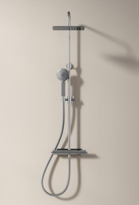 Takdusch EASE med 3-funktionshanddusch Krom