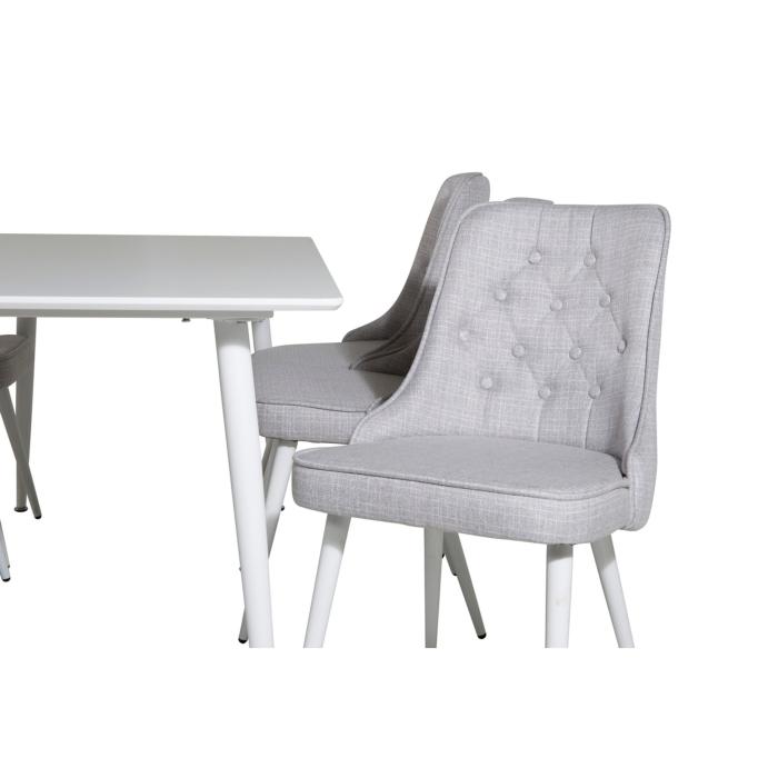 Rektangulär matgrupp Polar, Velvet Deluxe