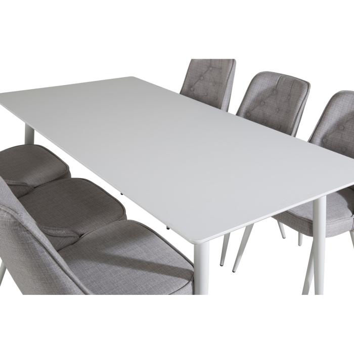 Rektangulär matgrupp Polar, Velvet Deluxe