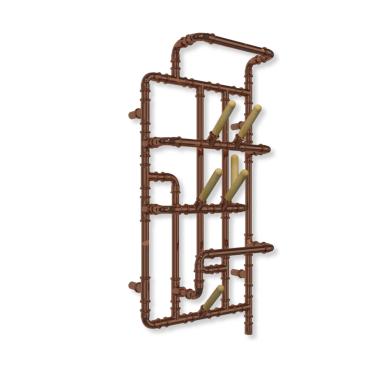 Handdukstork Pajak Elektrisk, Naturkoppar