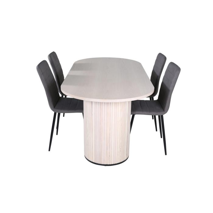 Oval Dining Set Bianca, Windu