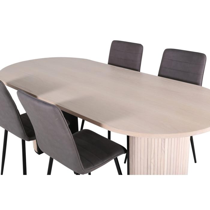 Oval Dining Set Bianca, Windu