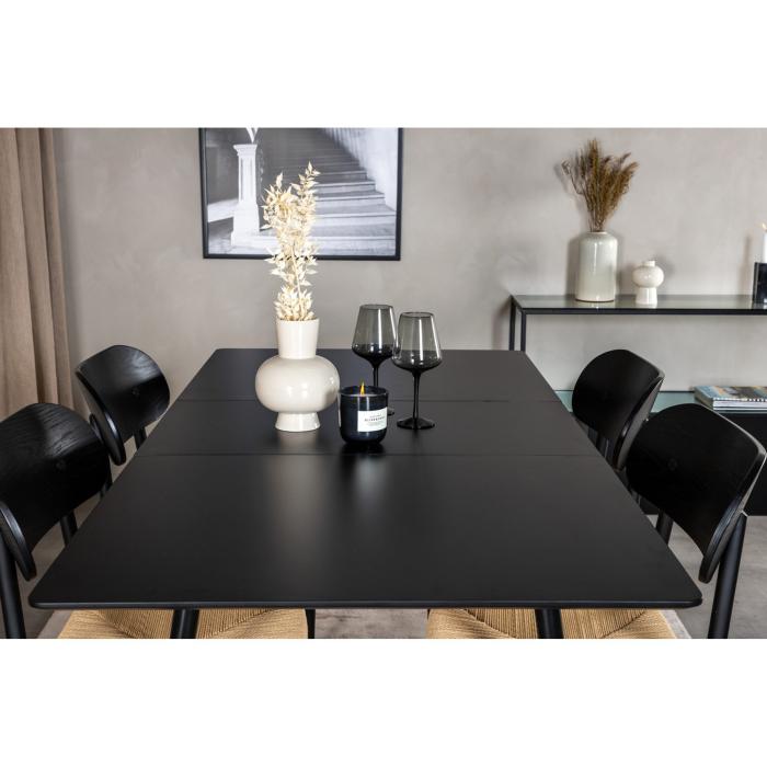Rektangulär matgrupp Polly, Silar