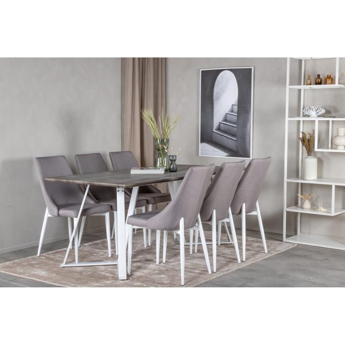 Rektangulär matgrupp Marina, Leone