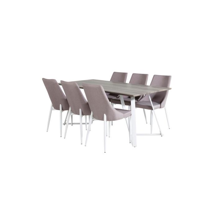 Rektangulär matgrupp Marina, Leone