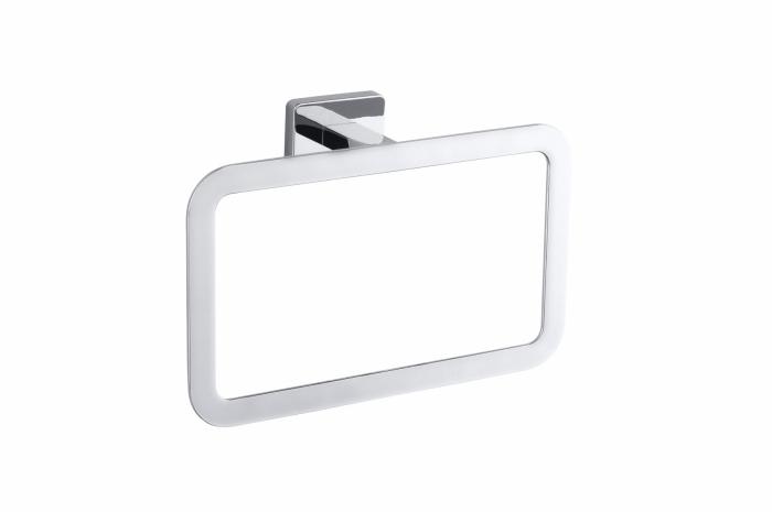 Handduksring Angle Krom