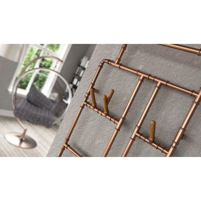 Handdukstork Pajak Elektrisk, Naturkoppar