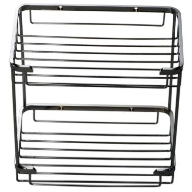 Tr&aring;dkorg 2-plan Rostfritt Krom