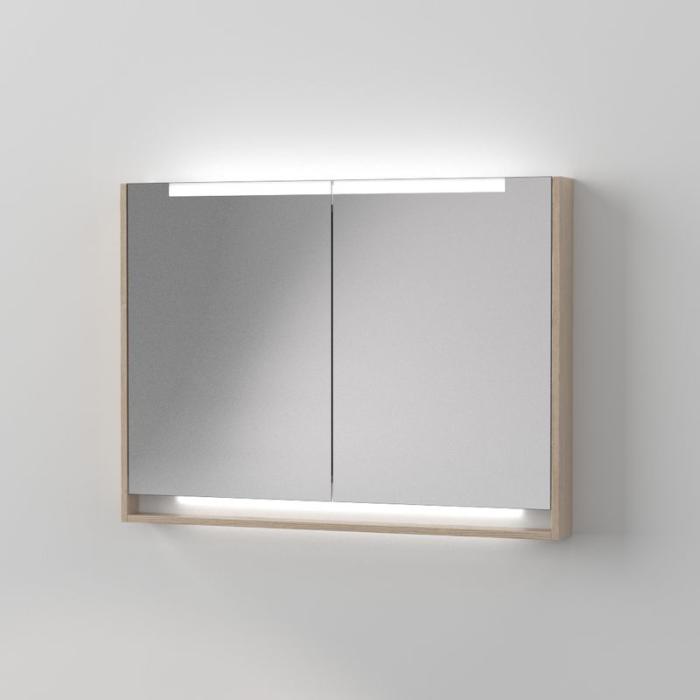 Spegelskåp Gripen med LED Över- & Underbelysning 100