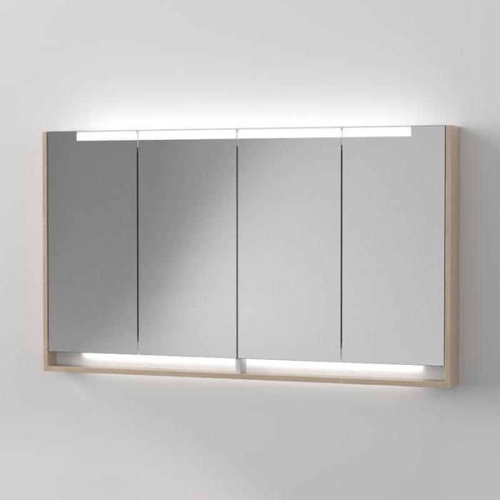 Spegelskåp Gripen med LED Över- & Underbelysning 130