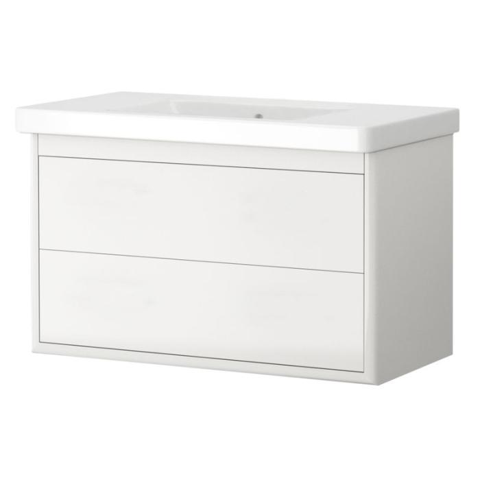 Tvättställ Gripen & Vilan 100 Subway 2.0 Vit Porslin