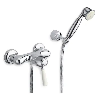 Duschblandare Cristina Art-Elite inkl Duschset Vitt Handtag