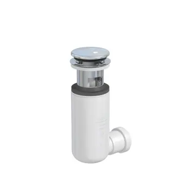 Vattenl&aring;s med Push-to-open Easyclean Vit Krom