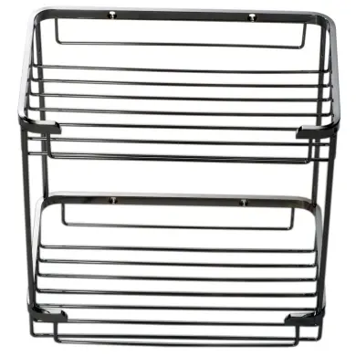 Tr&aring;dkorg 2-plan Rostfritt Krom