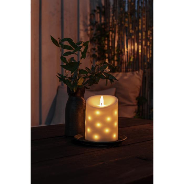Dekorationslampa Ute B/O Ljus 10,5x13,7 cm LED Timer 8h