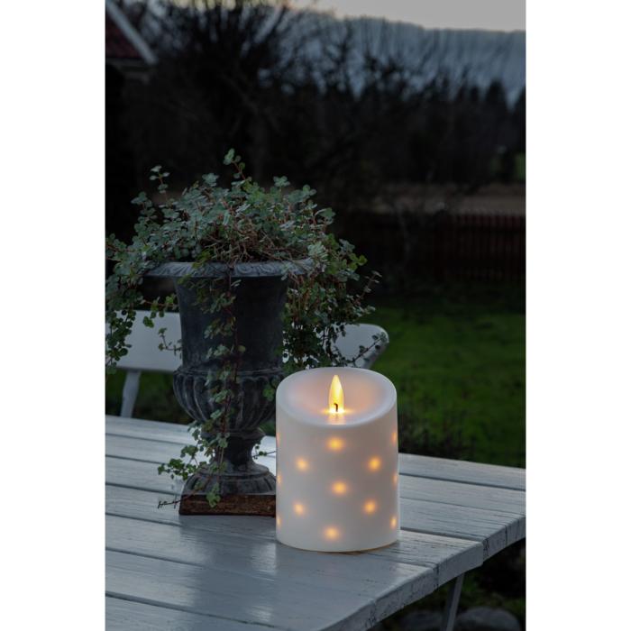 Dekorationslampa Ute B/O Ljus 10,5x13,7 cm LED Timer 8h