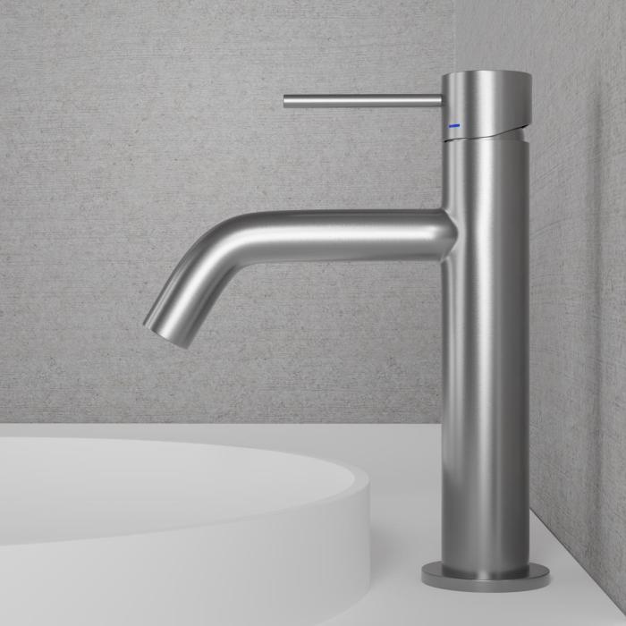 Tvättställsblandare Voyage Medium Steel