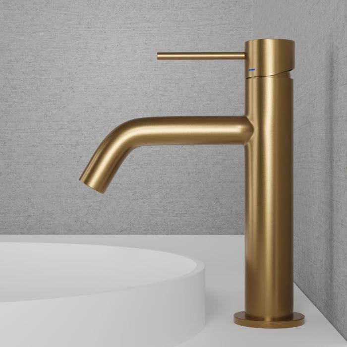 Tvättställsblandare Voyage Medium Steel