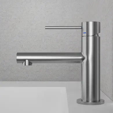 Tvättställsblandare Vertex Steel