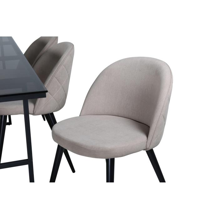 Rektangulär matgrupp Leif, Velvet