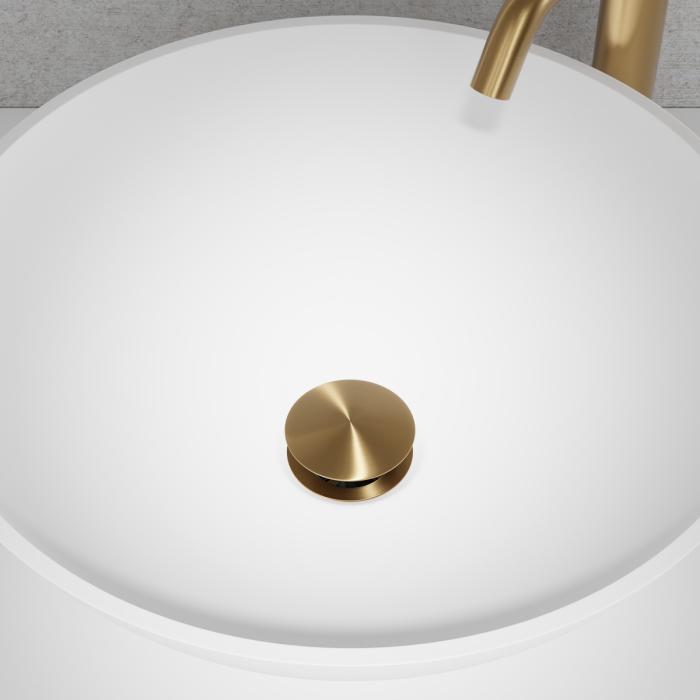 Bottenventil Pop-up Steel Universal Duo