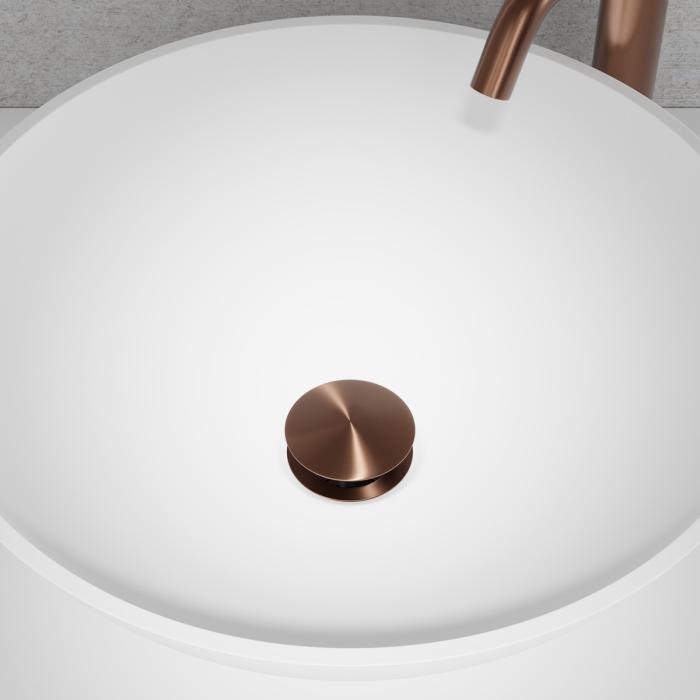 Bottenventil Pop-up Steel Universal Duo