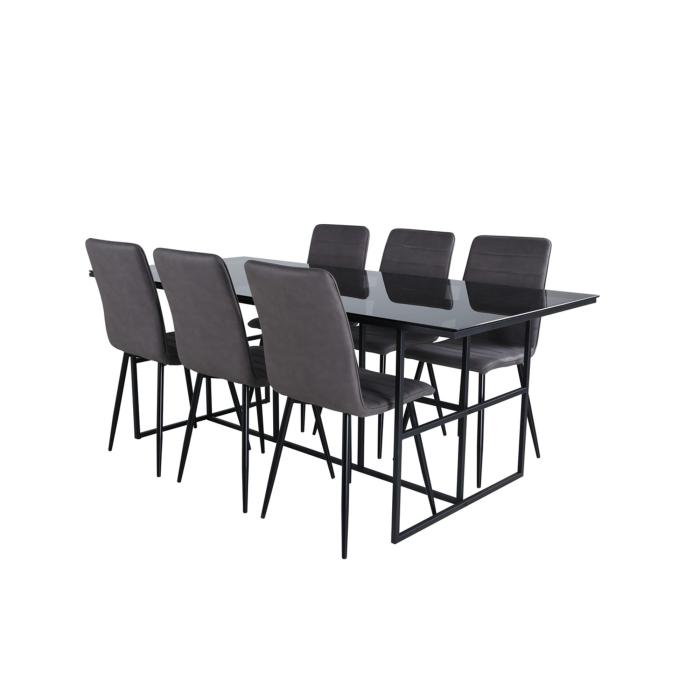 Rectangular Dining Set Leif, Windu