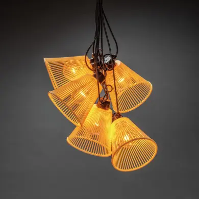 Ljusslinga Ute Startset E27 10 amber LED dekoration Dimmer