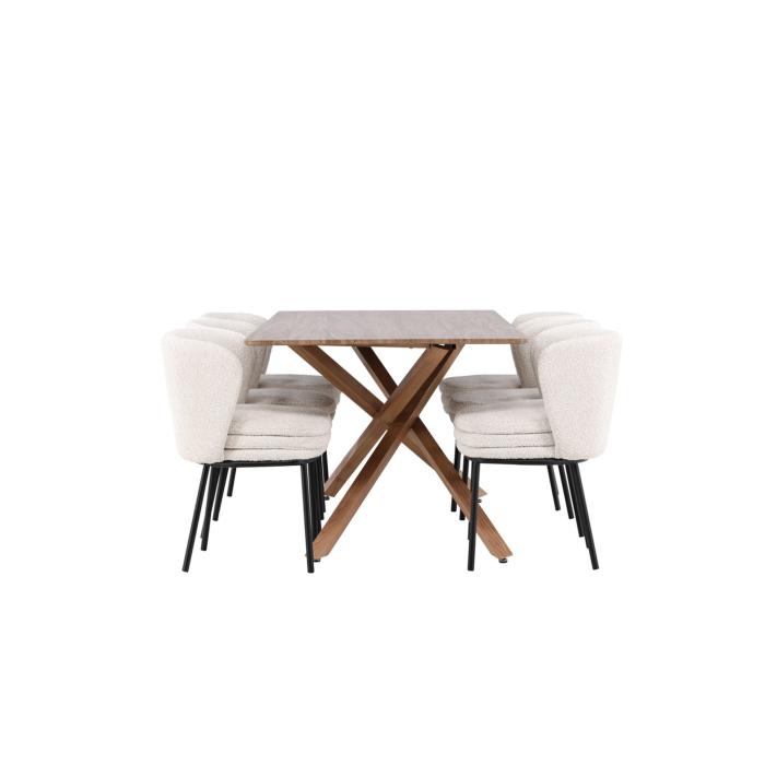 Rektangulär matgrupp Piazza, Agnes